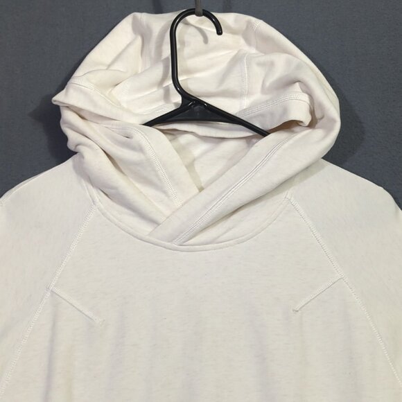 Lululemon Hoodie Women's 2 White Pink Heather Side Zips Athletic Athleisure - Picture 3 of 12